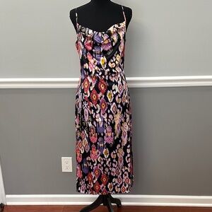 VENUS Vibrant Floral Midi Dress